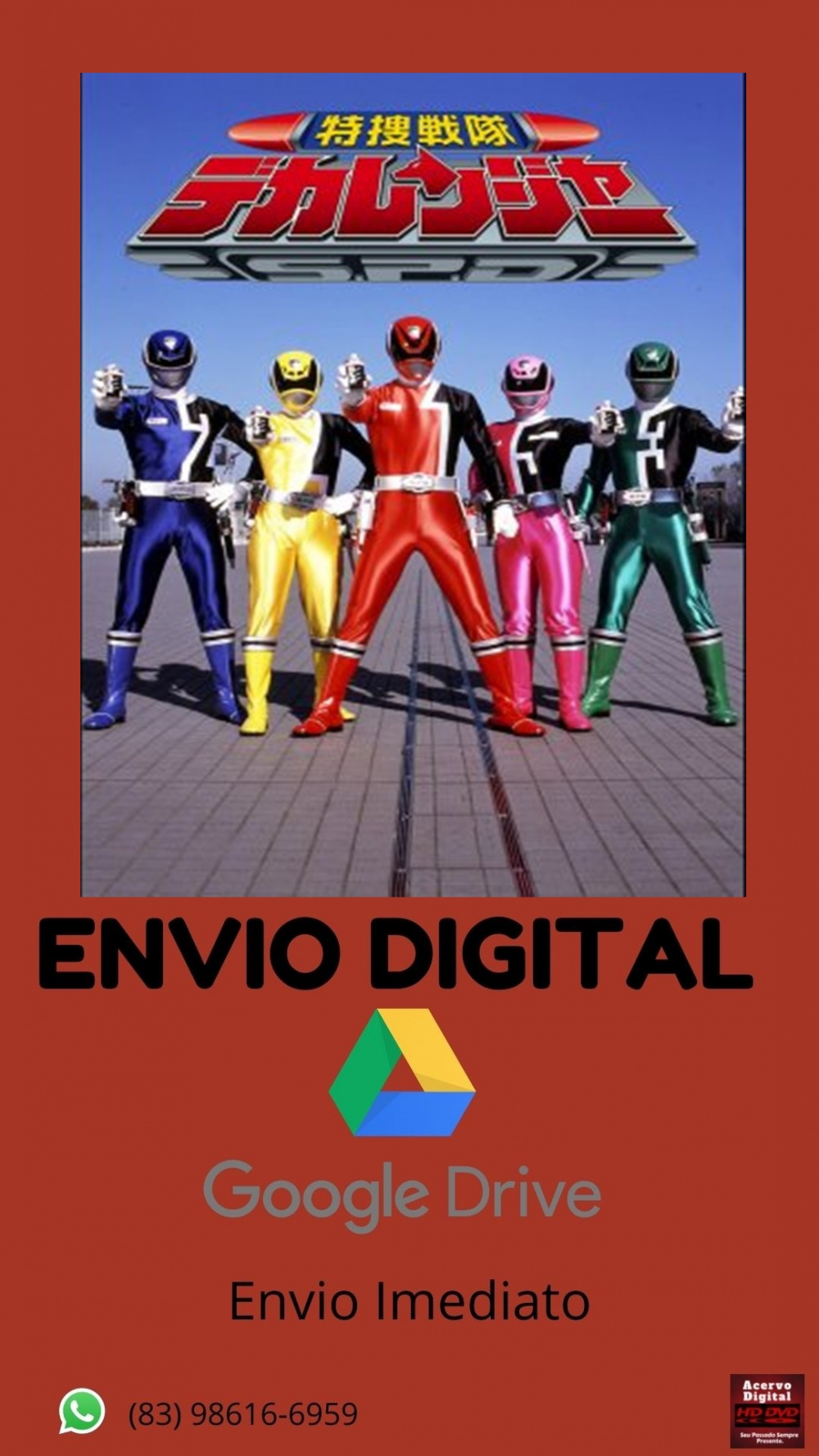 Dekaranger Completo Eps Legendado Acervo Digital Dvds