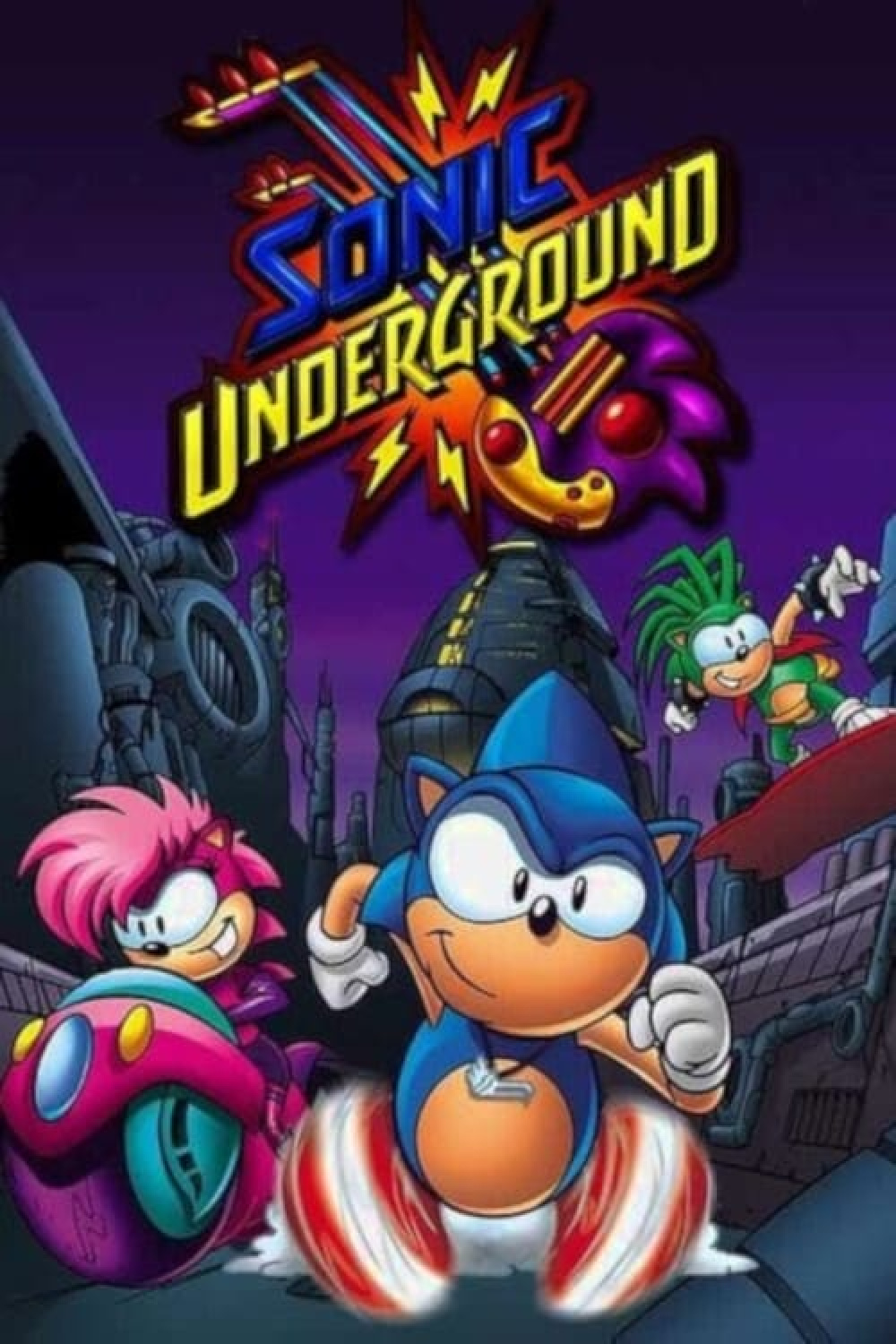 Dvd Sonic Underground Completo Eps Dublados Acervo Digital Dvds