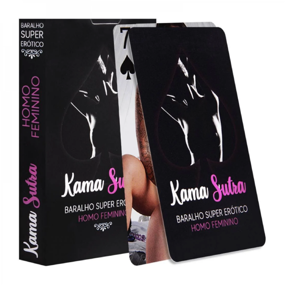 Baralho Kama Sutra Super Erótico Lésbica 55 Cartas ANNA SEX SHOP