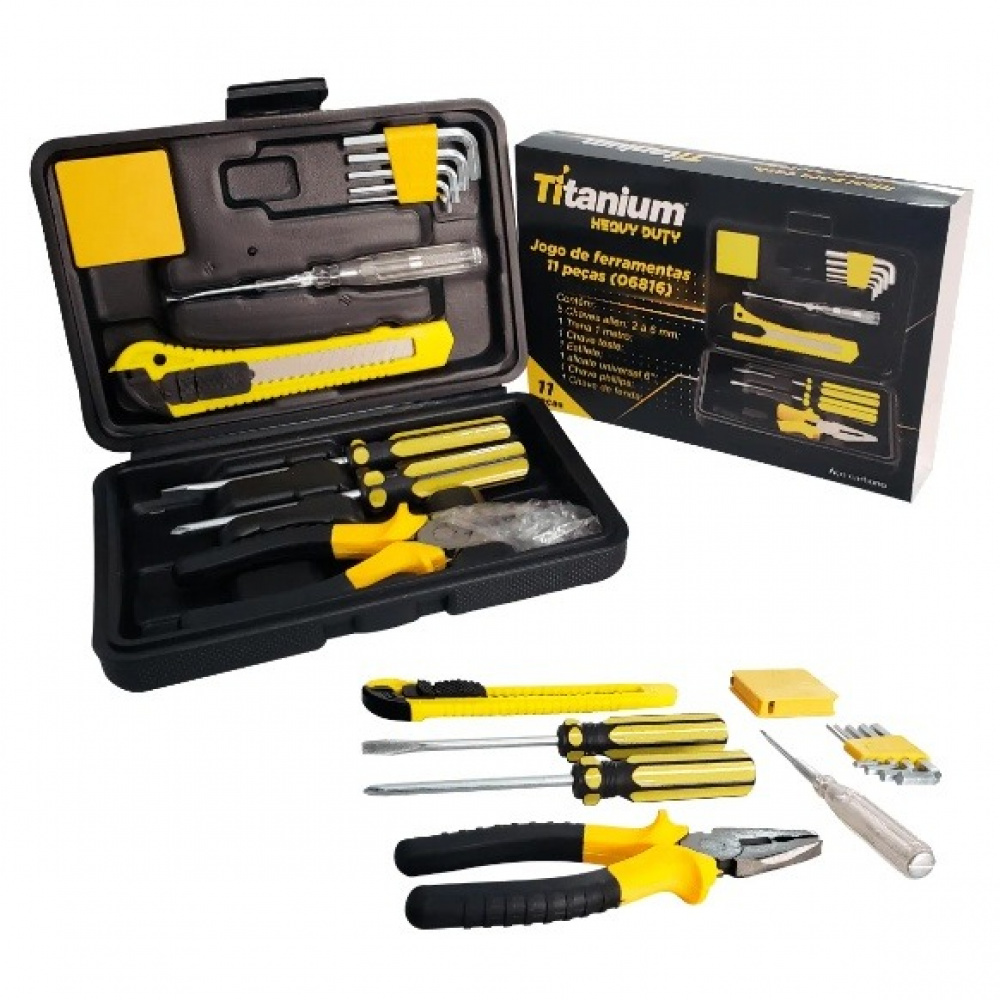 KIT DE FERRAMENTA 11 PEÇAS PROFISSIONAL Atacadão Brasil