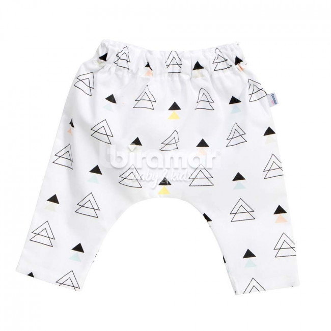 Calça Saruel para Bebê M - New York Triângulo Colorido