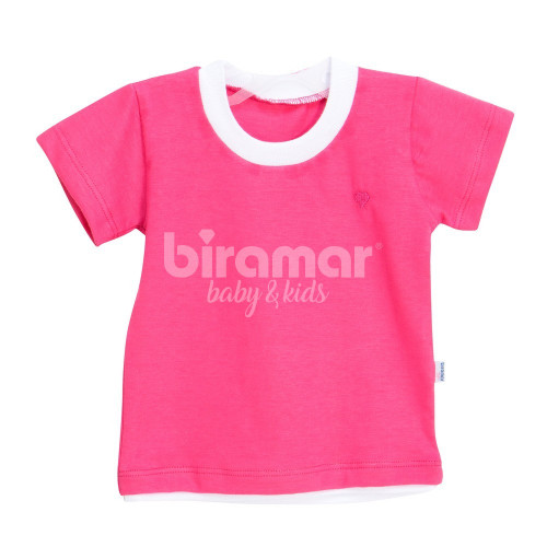 Camiseta para Bebê e Kids Manga Curta GG - Pink