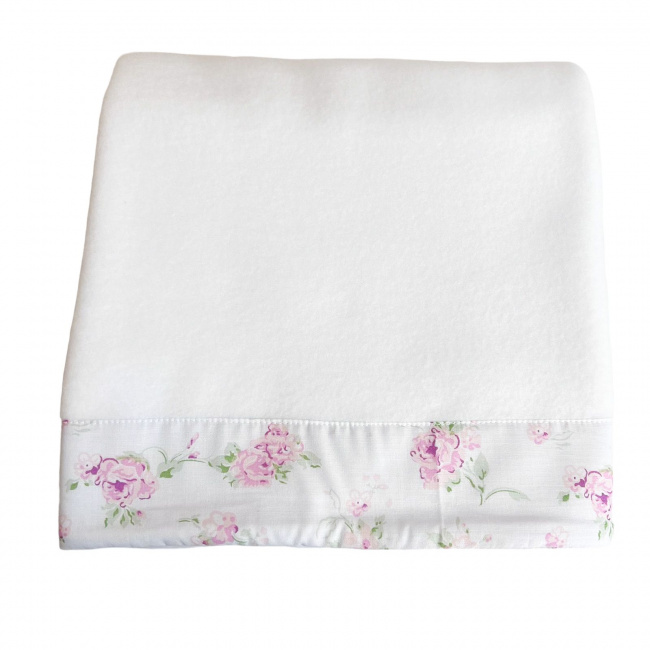 Cobertor Soft para Bebê 02 Peças Patchwork Rosa