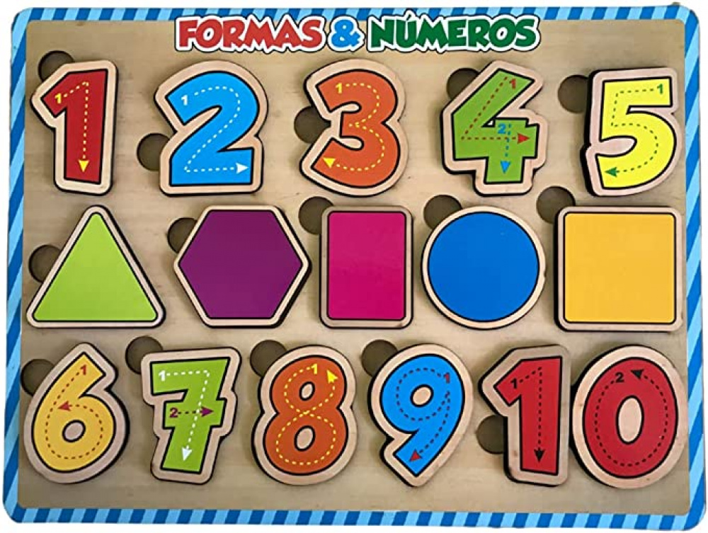 Formas E N Meros Biricutico Brinquedos Educativos