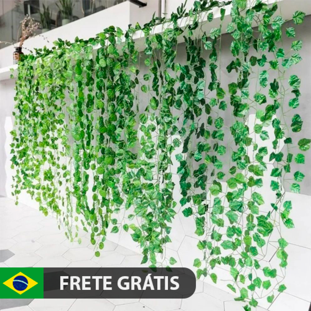 Corrente de Folhagem Planta Artificial para Decoração dolu br