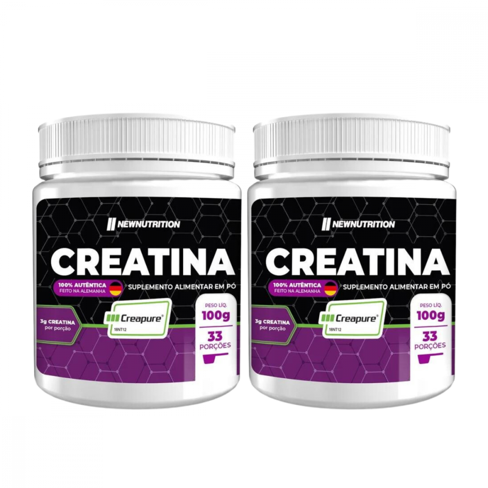 Kit 2 Suplemento Em Pó Creatina Creapure Monohidratada 100g Loja BMD