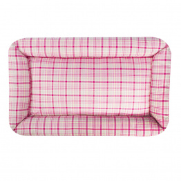 Berço Portátil Ninho para Berço americano Percal 100% Algodão Xadrez rosa - Constantini Baby Berço Portátil Ninho para Berço americano Percal 100% Algodão Xadrez rosa - Constantini Baby