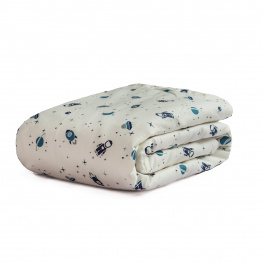 Capa Duvet para Edredom de berço e mini cama percal 200 Fios 100% Algodão Estampado Space - Constantini Baby Capa Duvet para Edredom de berço e mini cama percal 200 Fios 100% Algodão Estampado Space - Constantini Baby