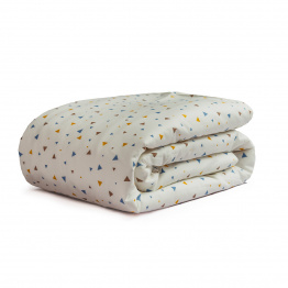 Capa Duvet para Edredom de berço e mini cama percal 200 Fios 100% Algodão Estampado Triangles - Constantini Baby Capa Duvet para Edredom de berço e mini cama percal 200 Fios 100% Algodão Estampado Triangles - Constantini Baby