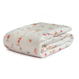 Capa Duvet para Edredom solteiro percal 200 Fios 100% Algodão Liso Estampado Conto de Fadas - Constantini Baby Capa Duvet para Edredom solteiro percal 200 Fios 100% Algodão Liso Estampado Conto de Fadas - Constantini Baby
