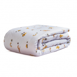 Capa Duvet para Edredom solteiro percal 200 Fios 100% Algodão Liso Estampado Safari - Constantini Baby Capa Duvet para Edredom solteiro percal 200 Fios 100% Algodão Liso Estampado Safari - Constantini Baby