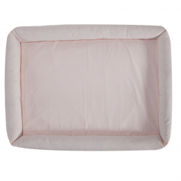 Colchonete Infantil Percal 100% Algodão Estampado Poá Rose - Constantini Baby Colchonete Infantil Percal 100% Algodão Estampado Poá Rose - Constantini Baby