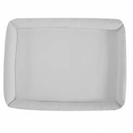 Colchonete Infantil Percal 100% Algodão Liso Branco com nervuras White - Constantini Baby Colchonete Infantil Percal 100% Algodão Liso Branco com nervuras White - Constantini Baby