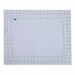 Cueiro flanelado infantil Percal 100% Algodão Grid - Constantini Baby Cueiro flanelado infantil Percal 100% Algodão Grid - Constantini Baby