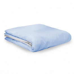 Edredom Dupla Face Berço/Mini Cama Percal 100% Algodão Liso Blue Azul - Constantini Baby Edredom Dupla Face Berço/Mini Cama Percal 100% Algodão Liso Blue Azul - Constantini Baby