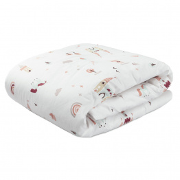Edredom Dupla Face Berço/Mini Cama Percal 100% Algodão Conto de Fadas - Constantini Baby Edredom Dupla Face Berço/Mini Cama Percal 100% Algodão Conto de Fadas - Constantini Baby