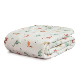 Edredom Dupla Face Berço/Mini Cama Percal 100% Algodão Dinossauros - Constantini Baby Edredom Dupla Face Berço/Mini Cama Percal 100% Algodão Dinossauros - Constantini Baby