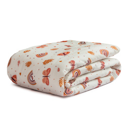 Edredom Dupla Face Berço/Mini Cama Percal 100% Algodão Hippie Chic - Constantini Baby Edredom Dupla Face Berço/Mini Cama Percal 100% Algodão Hippie Chic - Constantini Baby