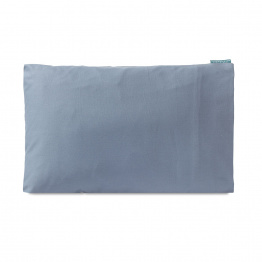 Fronha Avulsa 30x40cm 100% Algodão Liso Percal 200 Fios Cinza Jeans - Constantini Baby Fronha Avulsa 30x40cm 100% Algodão Liso Percal 200 Fios Cinza Jeans - Constantini Baby