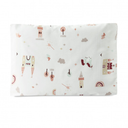 Fronha Avulsa 30x40cm 100% Algodão Percal 200 Fios estampado Conto de Fadas - Constantini Baby Fronha Avulsa 30x40cm 100% Algodão Percal 200 Fios estampado Conto de Fadas - Constantini Baby