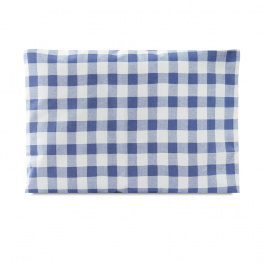Fronha Avulsa 30x40cm 100% Algodão Percal 200 Fios estampado Xadrez Azul - Constantini Baby Fronha Avulsa 30x40cm 100% Algodão Percal 200 Fios estampado Xadrez Azul - Constantini Baby