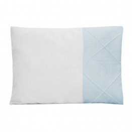 Fronha 30x40cm 100% Algodão Percal 200 Fios Avulsa Liso Blue Azul - Constantini Baby Fronha 30x40cm 100% Algodão Percal 200 Fios Avulsa Liso Blue Azul - Constantini Baby