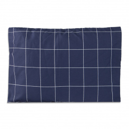 Fronha Avulsa 30x40cm 100% Algodão Percal 200 Fios estampado Grid Azul Marinho - Constantini Baby Fronha Avulsa 30x40cm 100% Algodão Percal 200 Fios estampado Grid Azul Marinho - Constantini Baby