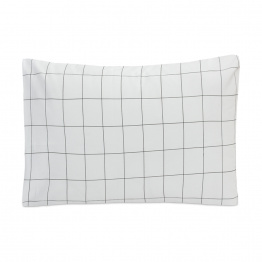 Fronha Avulsa 50x70cm Percal 200 Fios 100% algodão Grid - Constantini Baby Fronha Avulsa 50x70cm Percal 200 Fios 100% algodão Grid - Constantini Baby