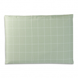 Fronha Avulsa 50x70cm Percal 200 Fios 100% algodão Grid Verde - Constantini Baby Fronha Avulsa 50x70cm Percal 200 Fios 100% algodão Grid Verde - Constantini Baby