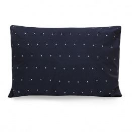 Fronha Avulsa 50x70cm Percal 200 Fios 100% algodão Poá Marinho - Constantini Baby Fronha Avulsa 50x70cm Percal 200 Fios 100% algodão Poá Marinho - Constantini Baby