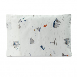 Fronha Avulsa 50x70cm Percal 200 Fios 100% algodão Pequeno Navegante - Constantini Baby Fronha Avulsa 50x70cm Percal 200 Fios 100% algodão Pequeno Navegante - Constantini Baby
