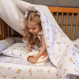 Jogo de Lençol 2 Peças Mini Cama Percal 200 Fios 100% Algodão Boho Safari - Constantini Baby Jogo de Lençol 2 Peças Mini Cama Percal 200 Fios 100% Algodão Boho Safari - Constantini Baby