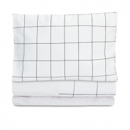 Jogo de lençol Montessoriano Mini Cama 3 Peças Percal 150 Fios 100% Algodão Grid - Constantini Baby Jogo de lençol Montessoriano Mini Cama 3 Peças Percal 150 Fios 100% Algodão Grid - Constantini Baby