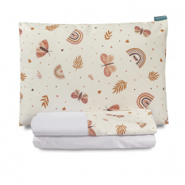 Jogo de lençol Montessoriano Mini Cama 3 Peças Percal 150 Fios 100% Algodão Hippie Chic - Constantini Baby Jogo de lençol Montessoriano Mini Cama 3 Peças Percal 150 Fios 100% Algodão Hippie Chic - Constantini Baby