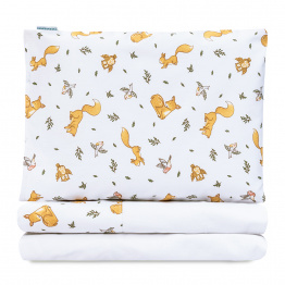 Jogo de lençol Montessoriano Mini Cama 3 Peças Percal 150 Fios 100% Algodão Raposinha - Constantini Baby Jogo de lençol Montessoriano Mini Cama 3 Peças Percal 150 Fios 100% Algodão Raposinha - Constantini Baby