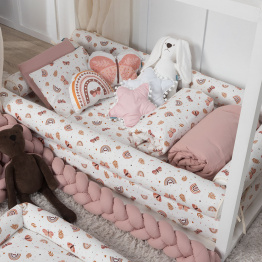 Jogo de Lençol 2 Peças Mini Cama Percal 200 Fios 100% Algodão Hippie Chic - Constantini Baby Jogo de Lençol 2 Peças Mini Cama Percal 200 Fios 100% Algodão Hippie Chic - Constantini Baby