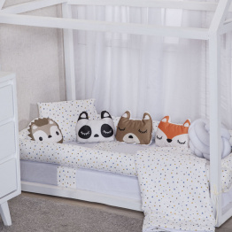 Kit Coordenado 4 Peças(Lençol 3 Peças + Edredom ) para Mini Cama Percal 100% Algodão Triangles - Constantini Baby Kit Coordenado 4 Peças(Lençol 3 Peças + Edredom ) para Mini Cama Percal 100% Algodão Triangles - Constantini Baby