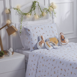 Kit Coordenado Solteiro Kids 8 peças Boho Safari Bichinhos do Safari - Constantini Baby Kit Coordenado Solteiro Kids 8 peças Boho Safari Bichinhos do Safari - Constantini Baby