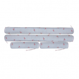 Kit de Capas de Rolinho para Berço 4 Peças Percal 100% Algodão Estampado Bailarina - Constantini Baby Kit de Capas de Rolinho para Berço 4 Peças Percal 100% Algodão Estampado Bailarina - Constantini Baby