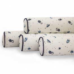 Kit de Rolinhos de Berço americano 8 Peças Percal 100% Algodão Space - Constantini Baby Kit de Rolinhos de Berço americano 8 Peças Percal 100% Algodão Space - Constantini Baby