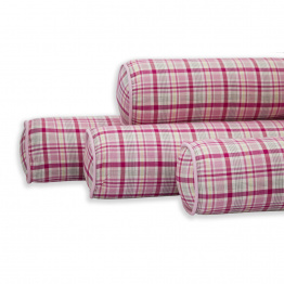 Kit de Rolinhos de Mini Cama Montessoriano 8 pçs (Capas + Refil) Xadrez Rosa - Constantini Baby Kit de Rolinhos de Mini Cama Montessoriano 8 pçs (Capas + Refil) Xadrez Rosa - Constantini Baby