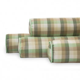 Kit de Rolinhos de Mini Cama Montessoriano 8 peças Percal 100% Algodão (Capas + Refil) Xadrez Verde - Constantini Baby Kit de Rolinhos de Mini Cama Montessoriano 8 peças Percal 100% Algodão (Capas + Refil) Xadrez Verde - Constantini Baby