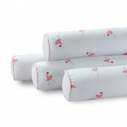 Kit de Rolinhos de Mini Cama Montessoriano 8 Peças Percal 100% Algodão Bailarina - Constantini Baby Kit de Rolinhos de Mini Cama Montessoriano 8 Peças Percal 100% Algodão Bailarina - Constantini Baby