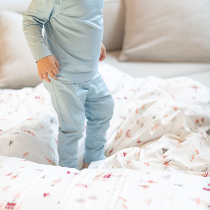 Kit de Rolinhos de montessoriano mini cama 8 Peças Percal 100% Algodão Conto de Fadas - Constantini Baby