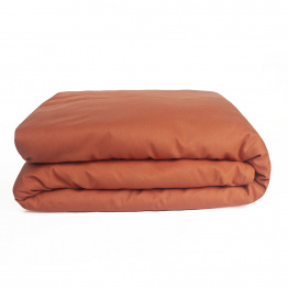 Edredom Solteiro (Capa Duvet + Refil) Dupla face percal 200 fios 100% Algodão Liso Terracota - Constantini Baby Edredom Solteiro (Capa Duvet + Refil) Dupla face percal 200 fios 100% Algodão Liso Terracota - Constantini Baby