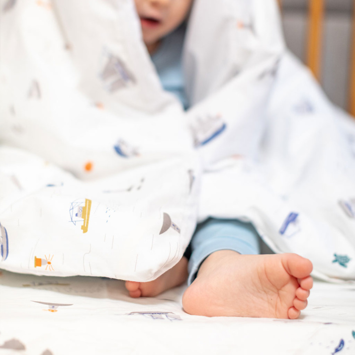 Lençol Avulso com Elástico para Cama de Solteiro 200 Fios Percal 100% Algodão Pequeno Navegante - Constantini Baby