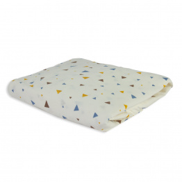 Jogo de Lençol 2 Peças Mini Berço Percal 200 Fios 100% Algodão Triangles - Constantini Baby Jogo de Lençol 2 Peças Mini Berço Percal 200 Fios 100% Algodão Triangles - Constantini Baby