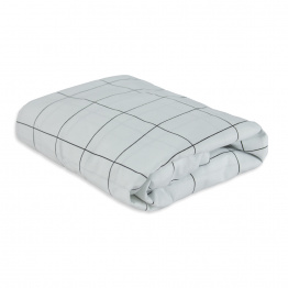 Lençol Avulso com Elástico para Mini Berço 200 Fios Percal 100% Algodão Grid - Constantini Baby Lençol Avulso com Elástico para Mini Berço 200 Fios Percal 100% Algodão Grid - Constantini Baby