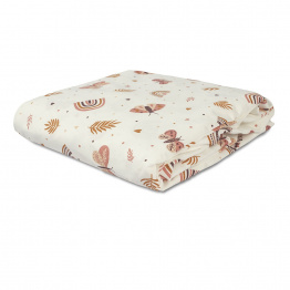 Lençol Avulso com Elástico para Mini Cama 200 Fios Percal 100% Algodão Hippie Chic - Constantini Baby Lençol Avulso com Elástico para Mini Cama 200 Fios Percal 100% Algodão Hippie Chic - Constantini Baby