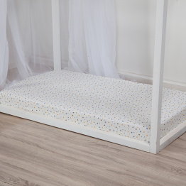 Jogo de Lençol 2 Peças Mini Cama Percal 200 Fios 100% Algodão Triangles - Constantini Baby Jogo de Lençol 2 Peças Mini Cama Percal 200 Fios 100% Algodão Triangles - Constantini Baby